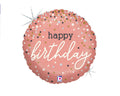 18” Rose Gold Birthday Balloon