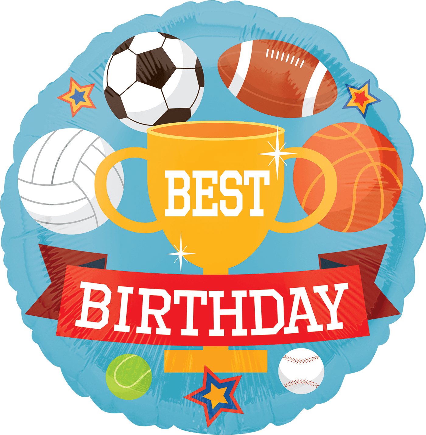 18” Sports Birthday Balloon